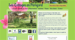 Desktop Screenshot of cottagesenperigord.com